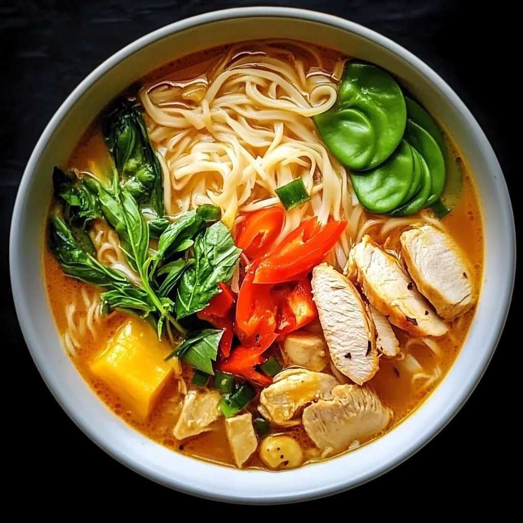 Thai Curry Chicken Noodle Soup