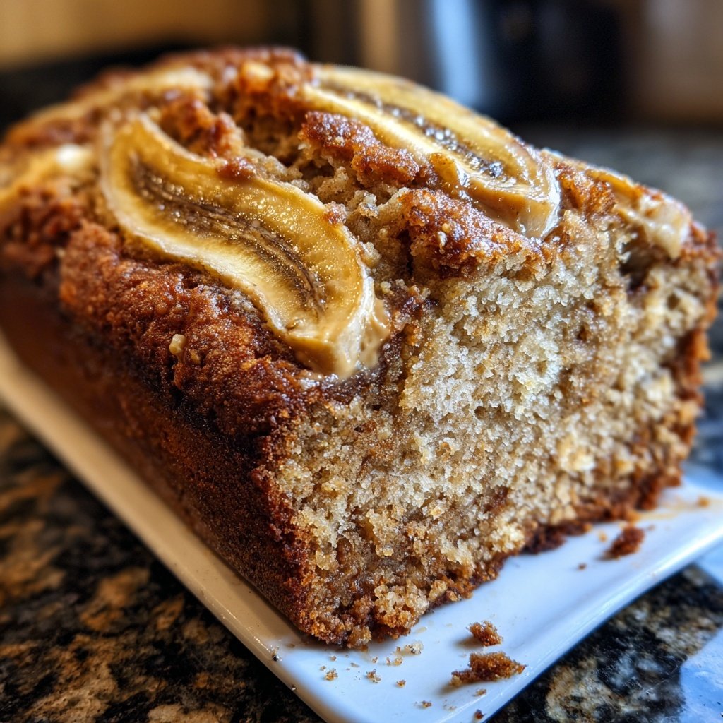 Peanut Butter Banana Bread