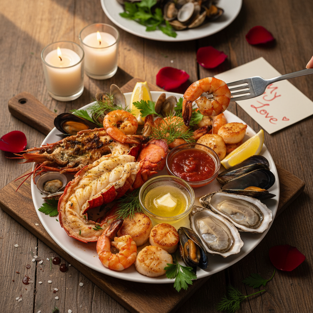 Valentine's Day Seafood Platter