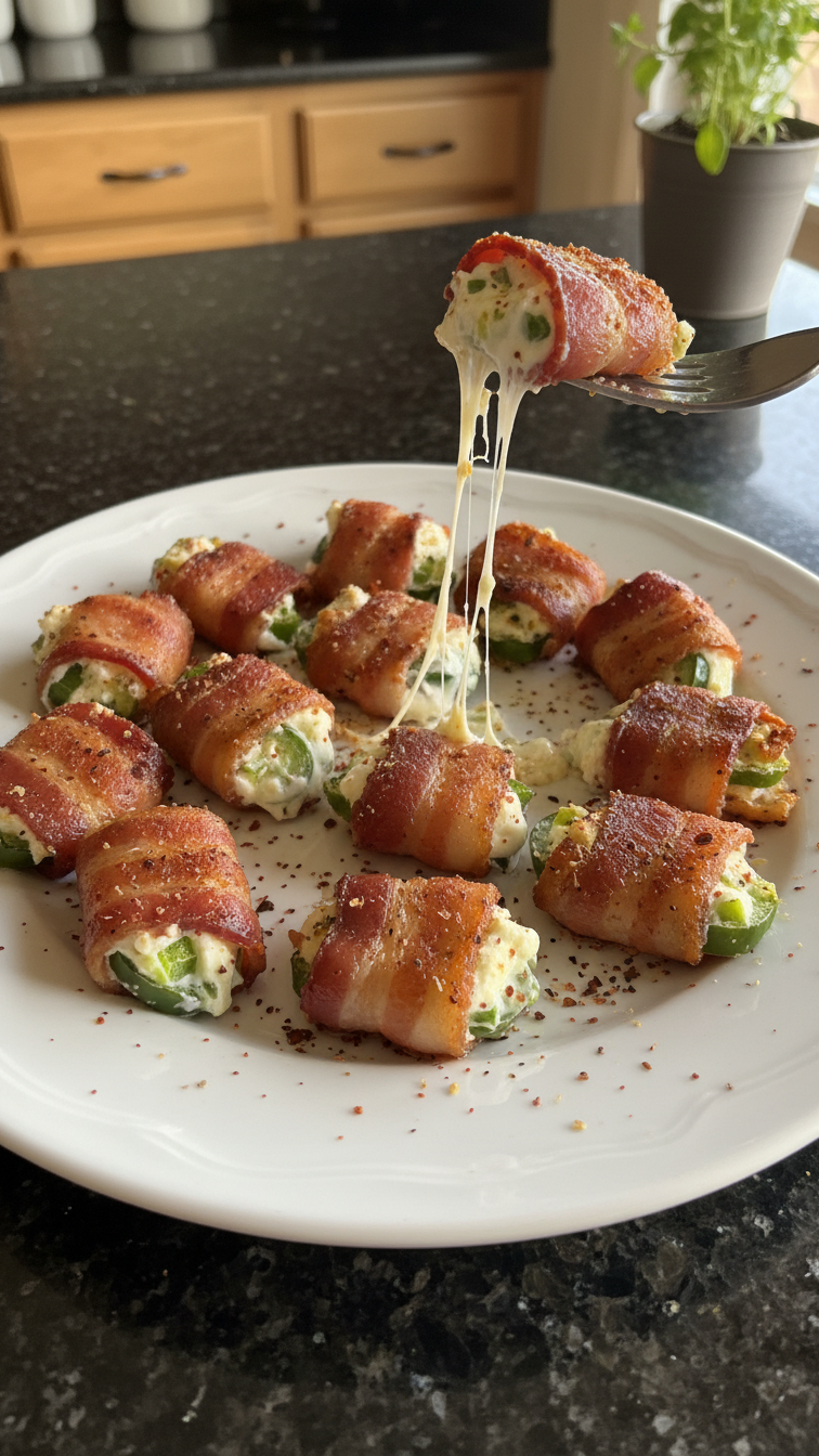 Bacon-Wrapped Jalapeno Bites