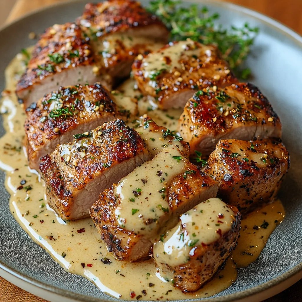 Best-Ever Pork Tenderloin w/ Dijon Cream Sauce: An Amazing Ultimate Recipe