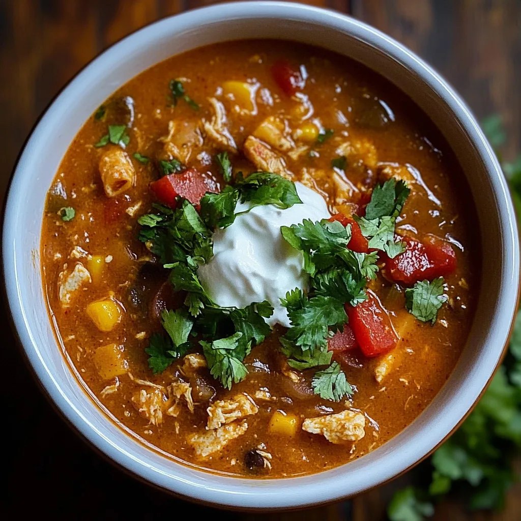 Chicken Enchilada Soup