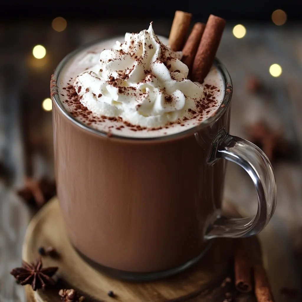 White Pepper & Nutmeg Spiced Hot Chocolate