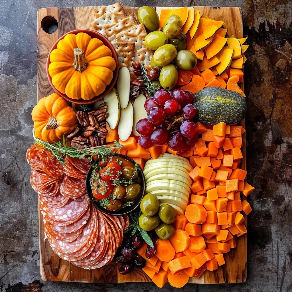 Pumpkin Charcuterie Board