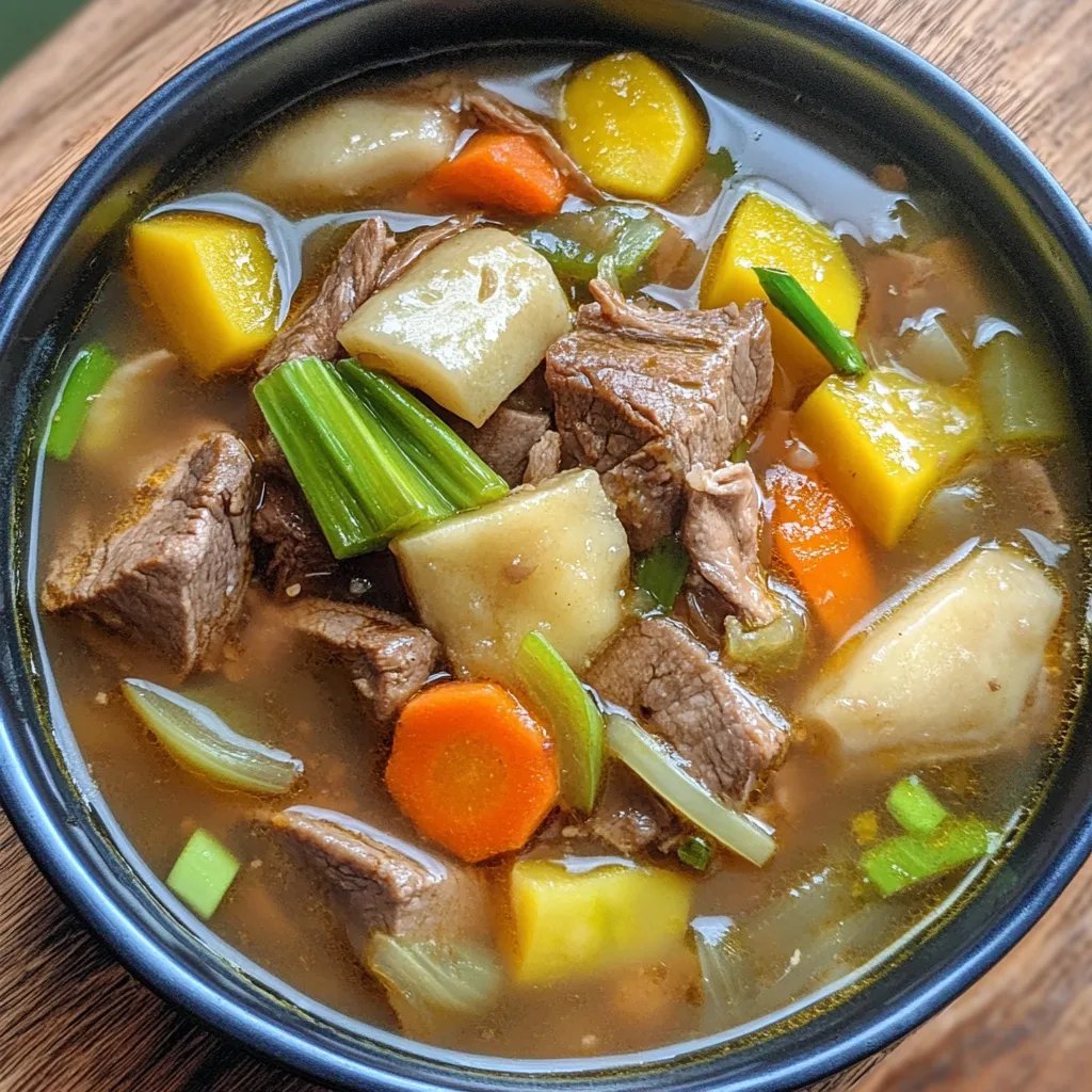 Nilagang Baka: The Incredible Ultimate Filipino Beef Soup with Vegetables