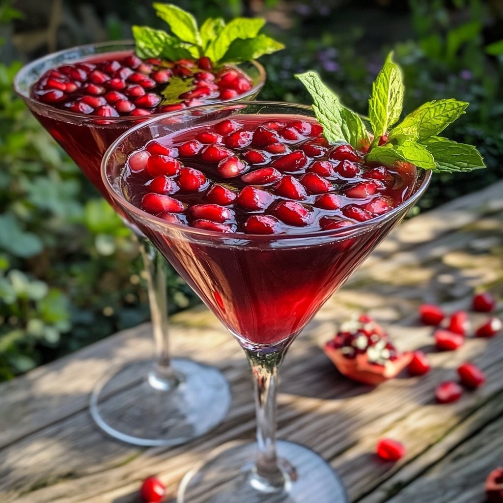 Pomegranate Martini Alcohol-Free
