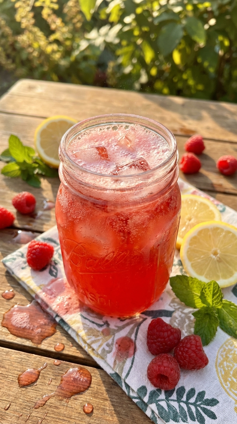 Raspberry Lemonade Fizz