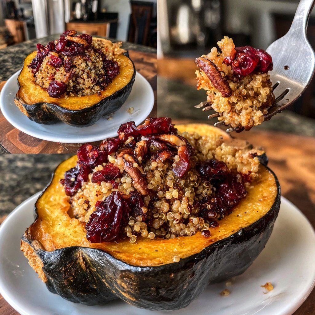 Stuffed Acorn Squash with Quinoa