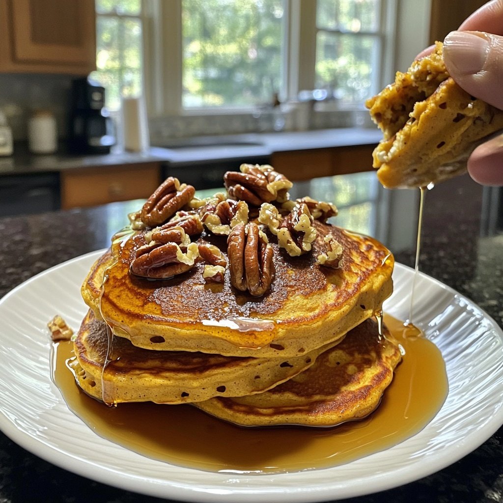 Pumpkin Ricotta Pancakes