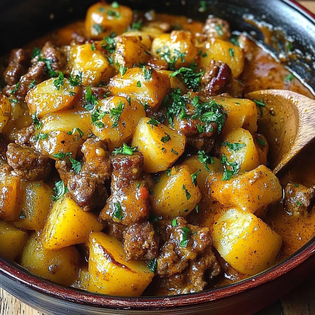 Cheesy One Pot Beef and Potatoes: An Amazing Ultimate Recipe