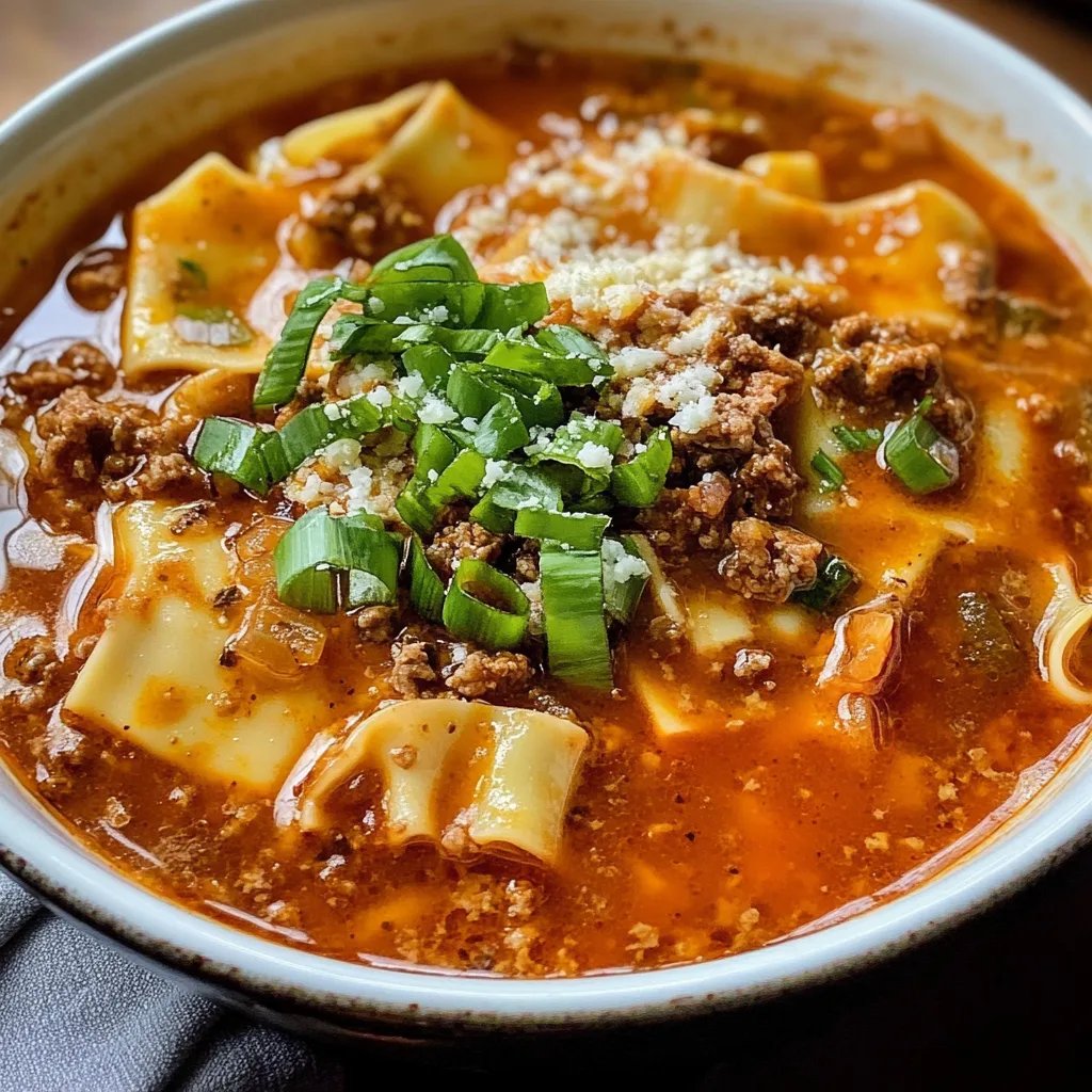 TikTok Famous Lasagna Soup