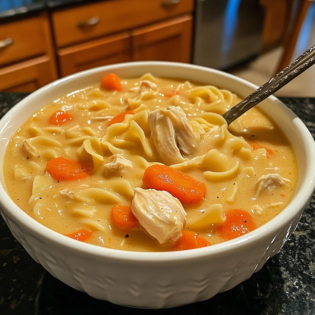 Creamy Chicken Noodle Soup