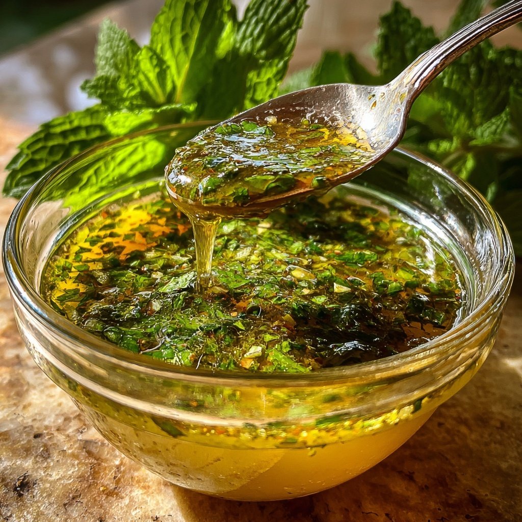 Lemon Mint Garden Vinaigrette
