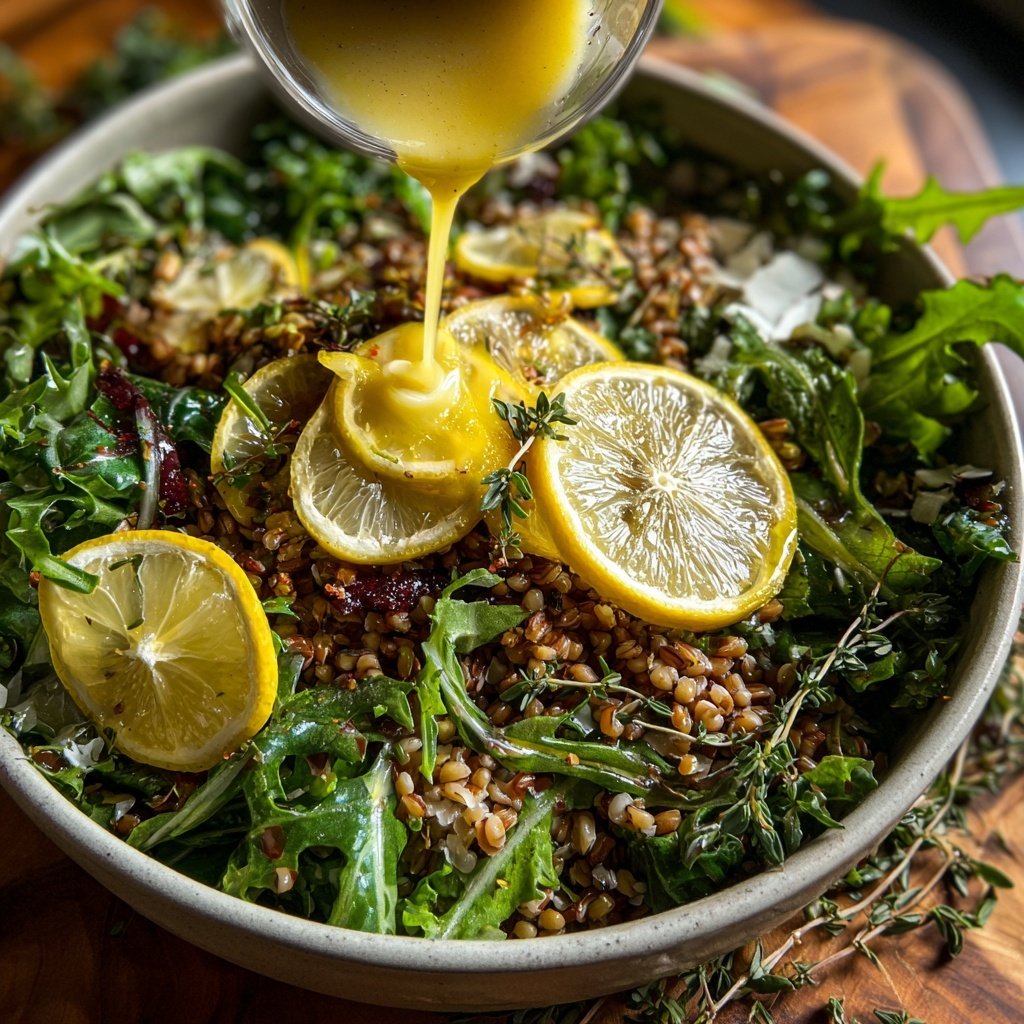 Lemon Thyme Grain Bowl Vinaigrette