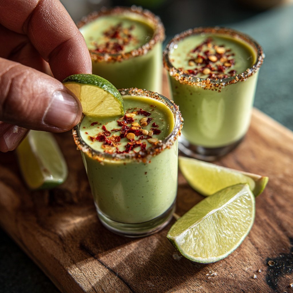 Chilled Avocado Soup Shots