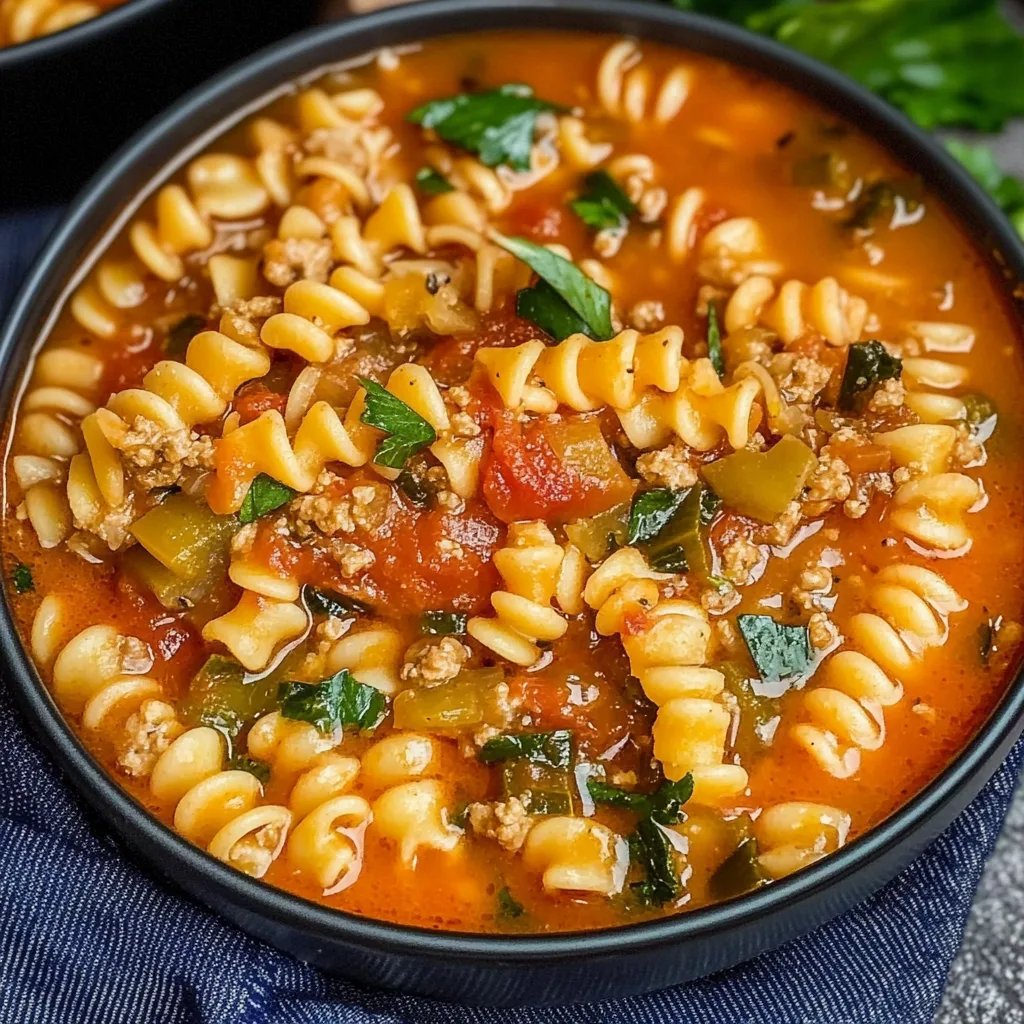 Vegan Lasagna Soup