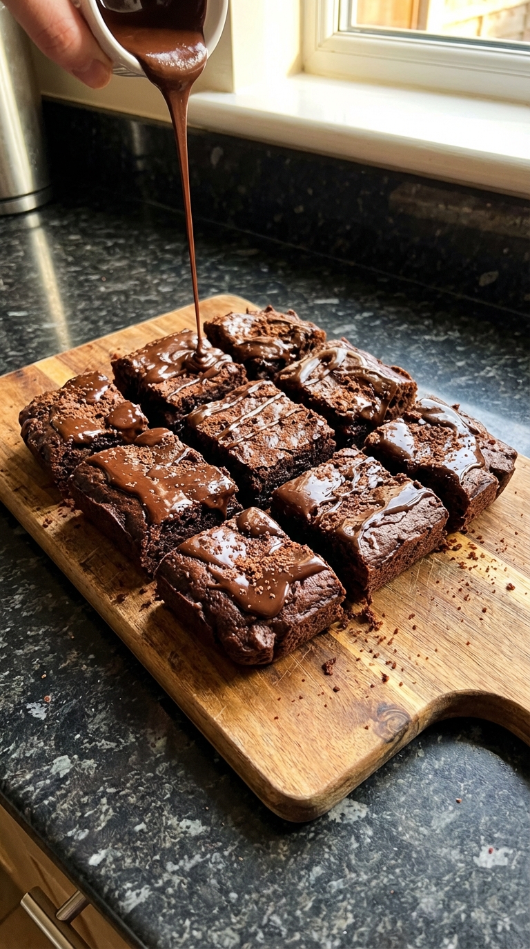 Rich Chocolate Sourdough Brownies