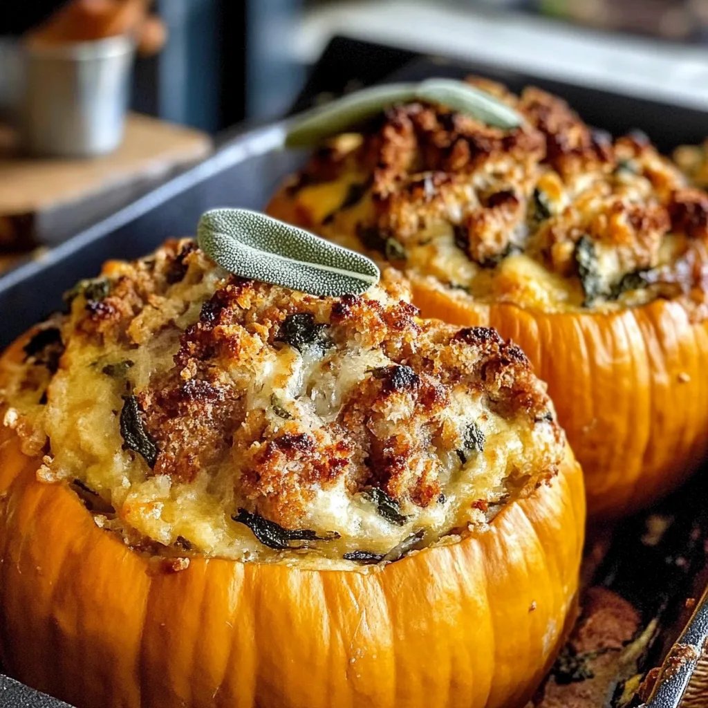 Stuffed Mini Pumpkins