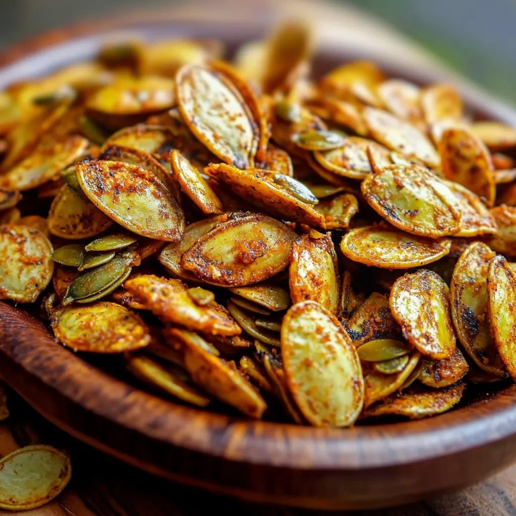 Spicy Air Fryer Pumpkin Seeds