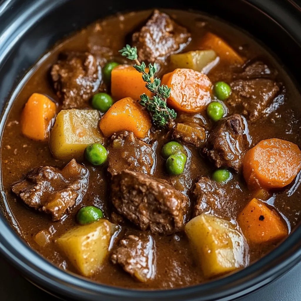 Comforting Crockpot Beef Stew