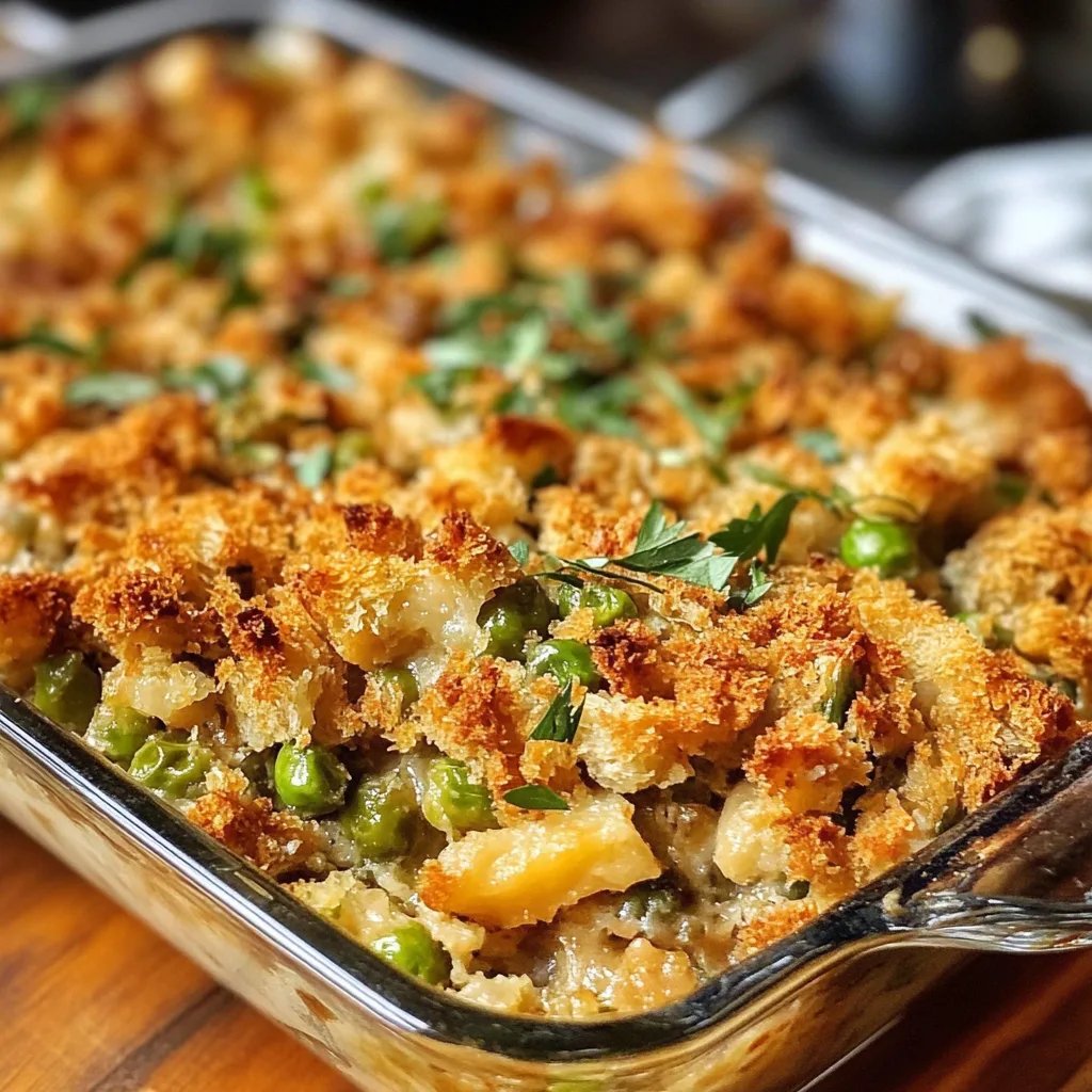 Green Bean Stuffing Casserole