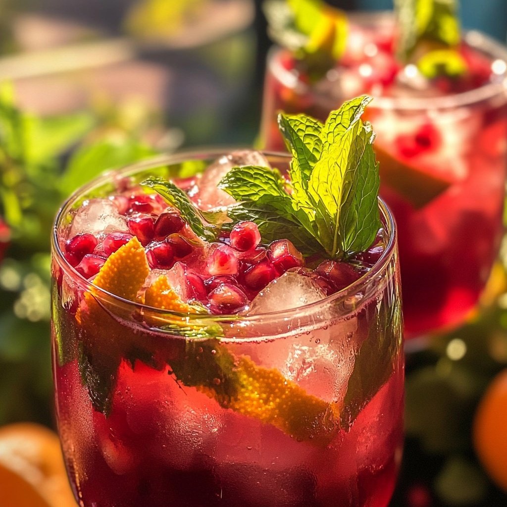 Pomegranate Vodka Gimlet Recipe