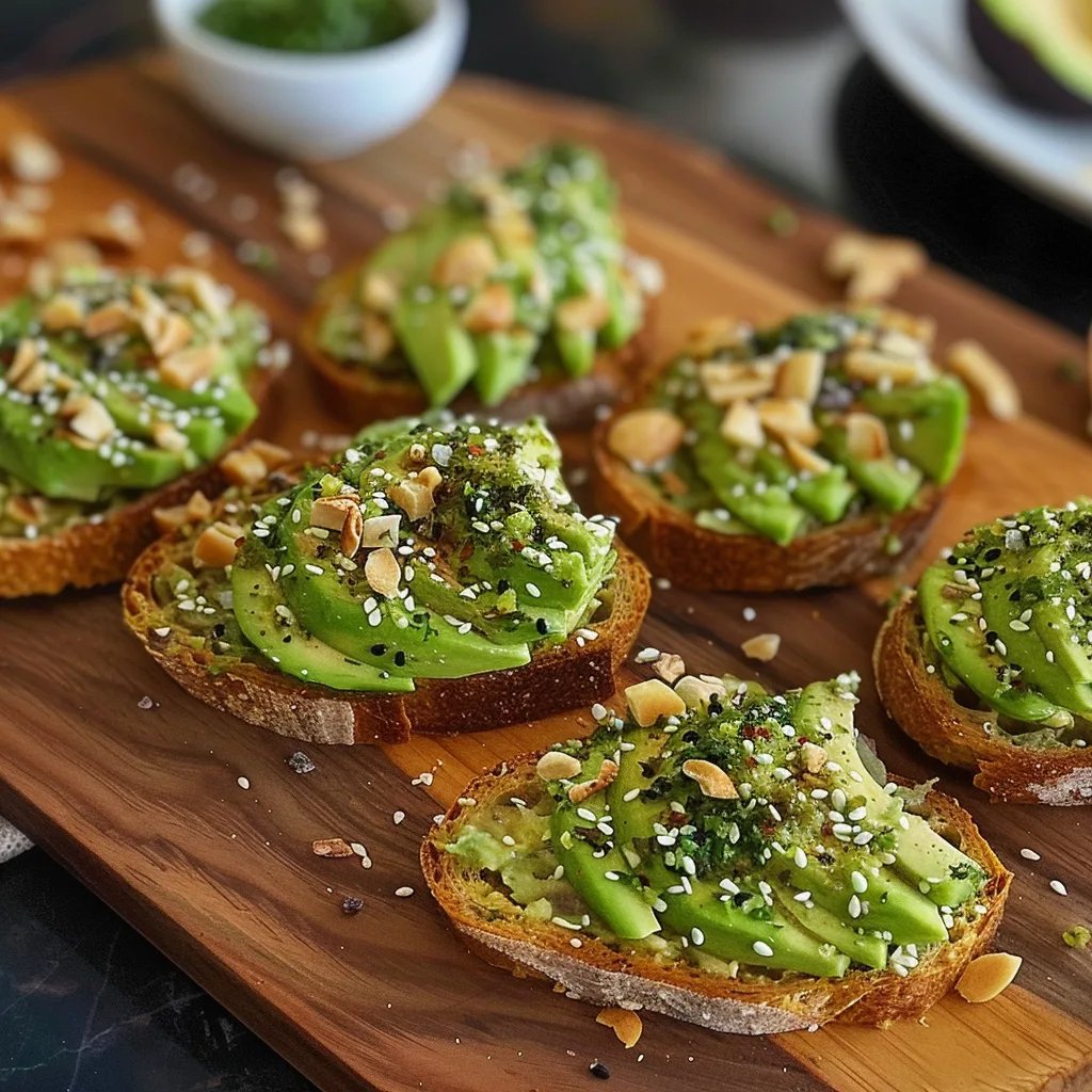 Miniature Avocado Toasts