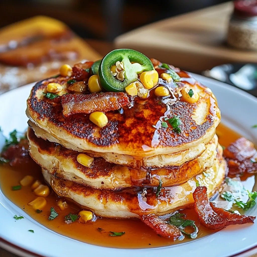 Jalapeno & Cheddar Corn Pancakes w/ Bacon: An Incredible Ultimate Recipe