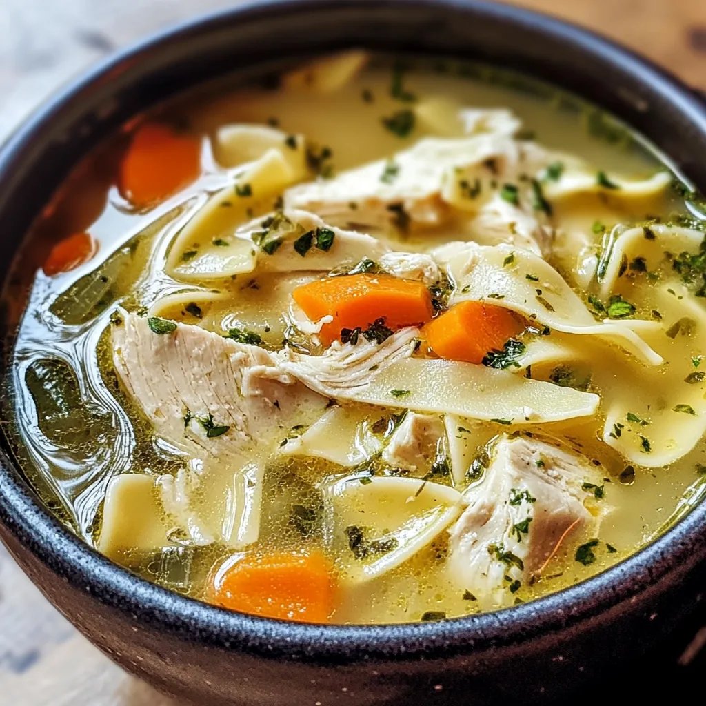 Literally the Best Chicken Noodle Soup