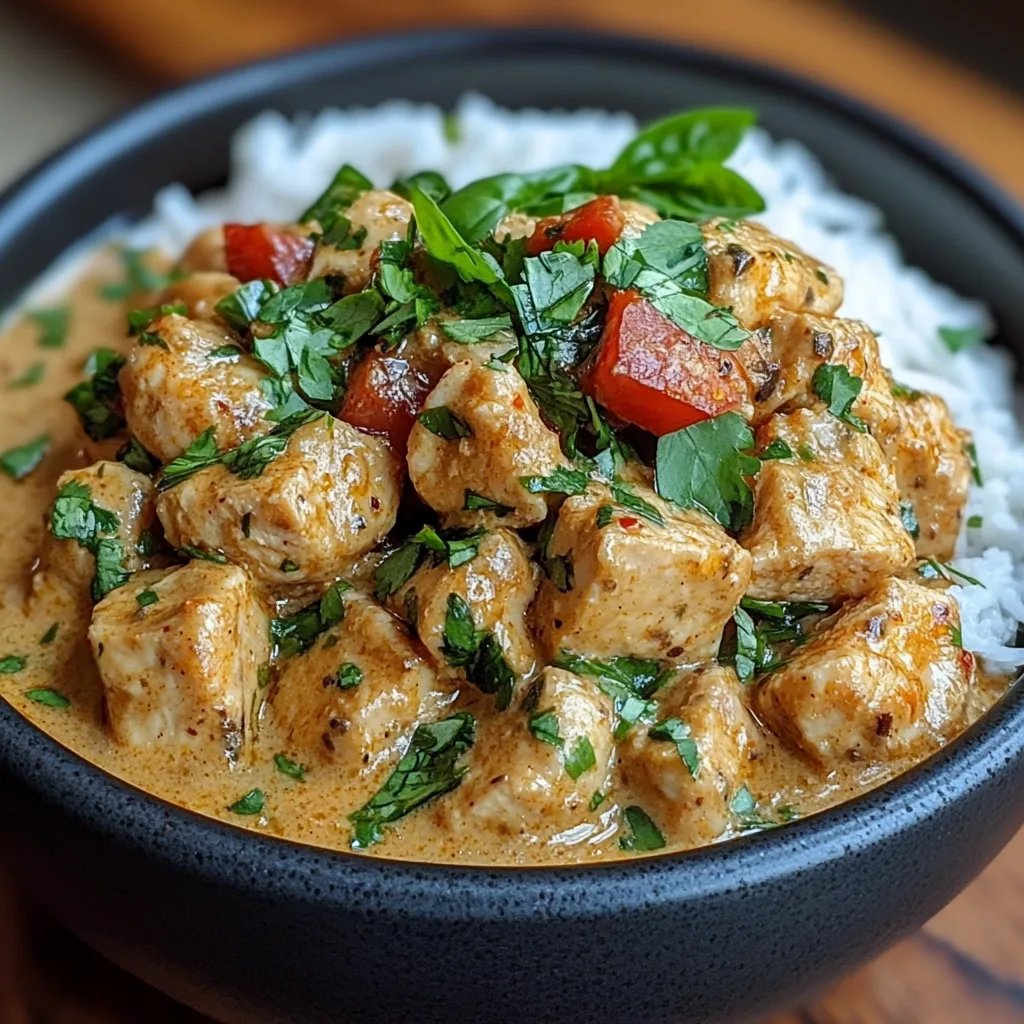 Basil Chicken in Coconut Curry Sauce: An Incredible 7-Step Recipe