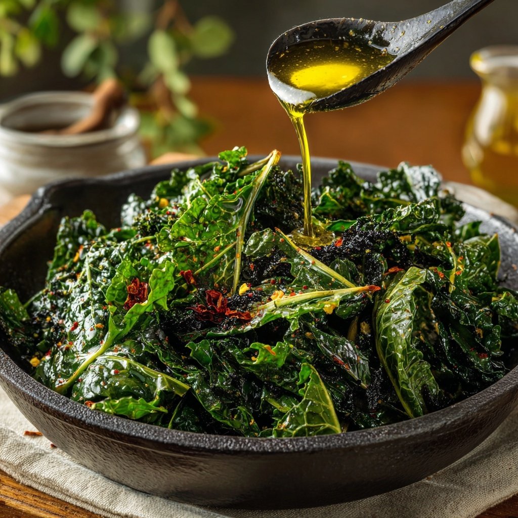 Salad Greens Herbs Kale Sauté