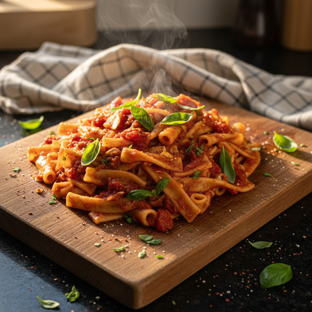 Sweetheart's Tomato Basil Pasta