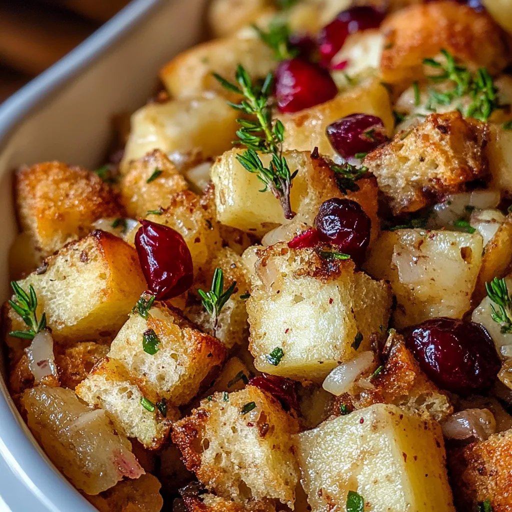Apple Cranberry Stuffing