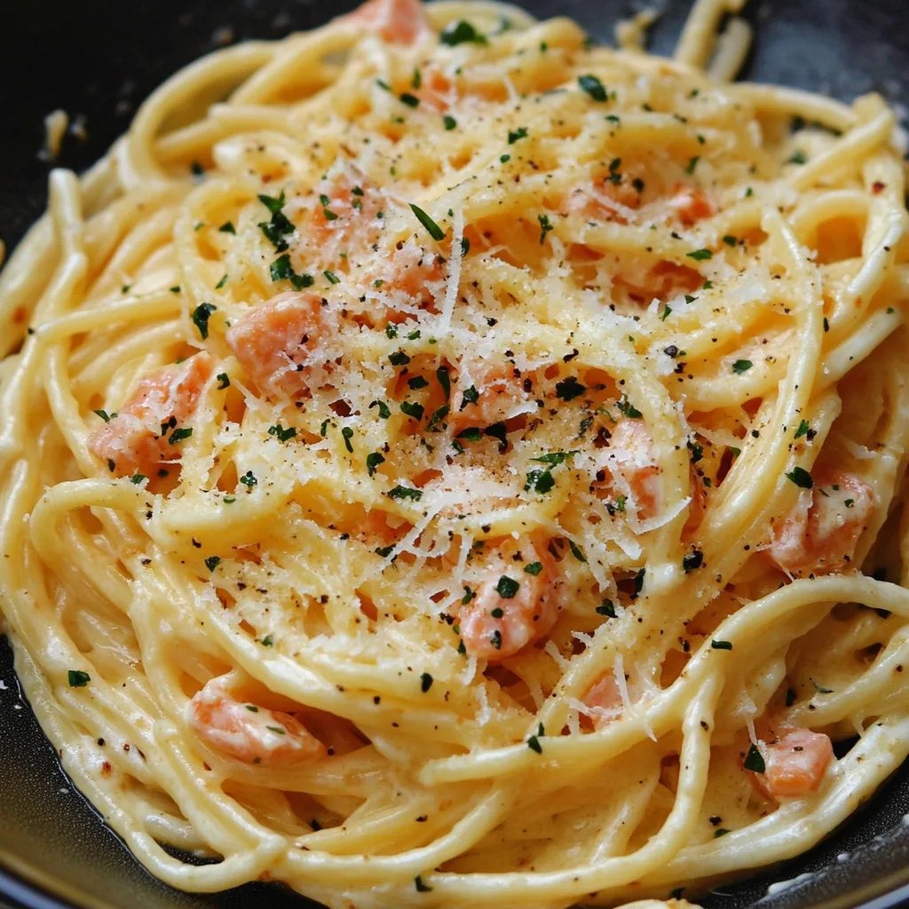 Smoked Salmon Carbonara