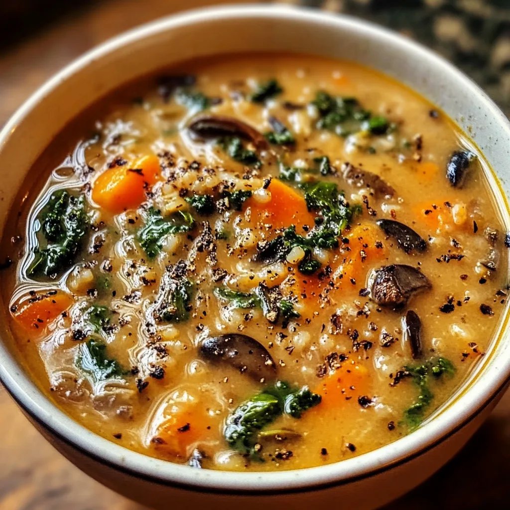 Cozy Autumn Wild Rice Soup