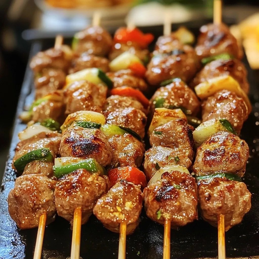 Turkey Kebab Skewers