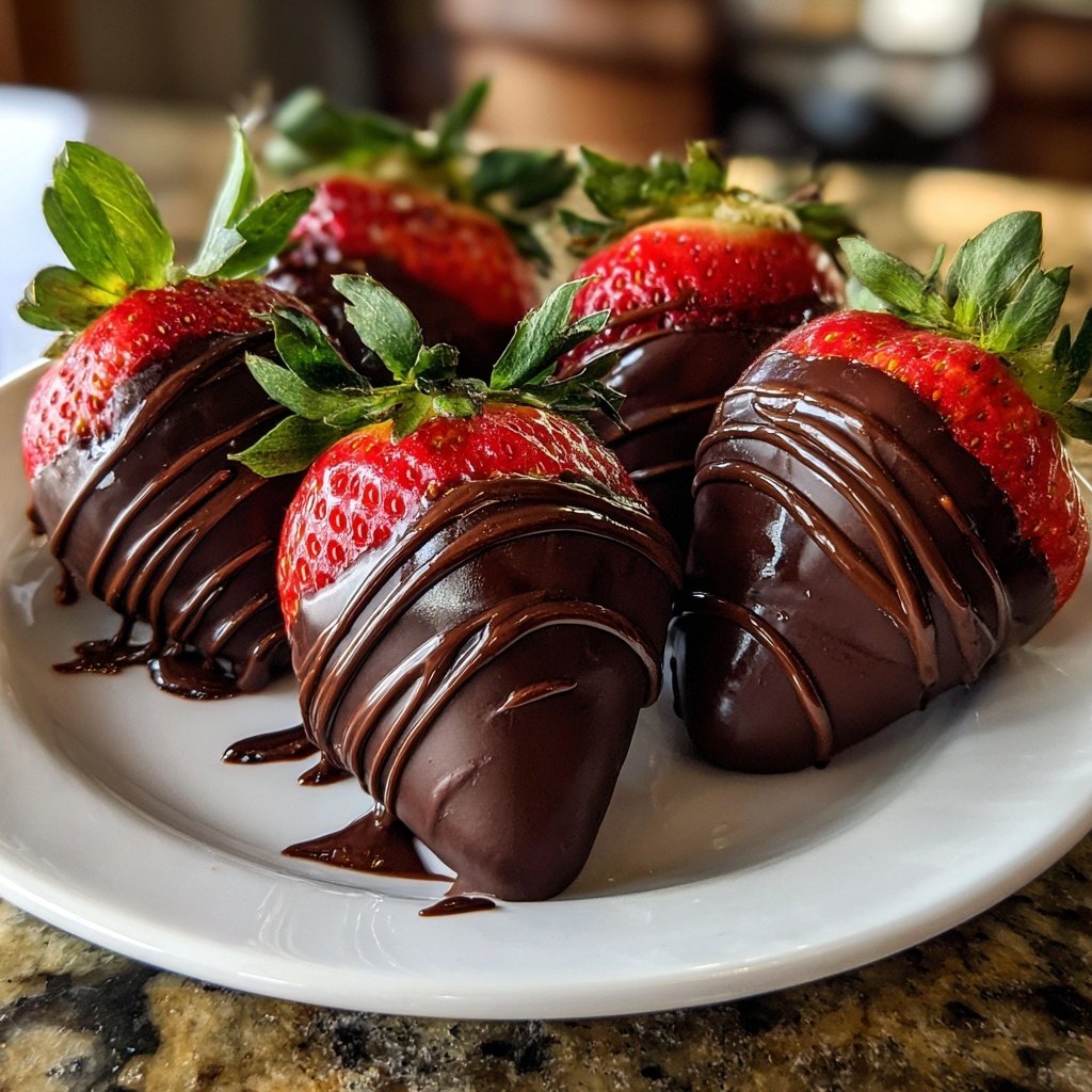 Decadent Chocolate Dipped Strawberries