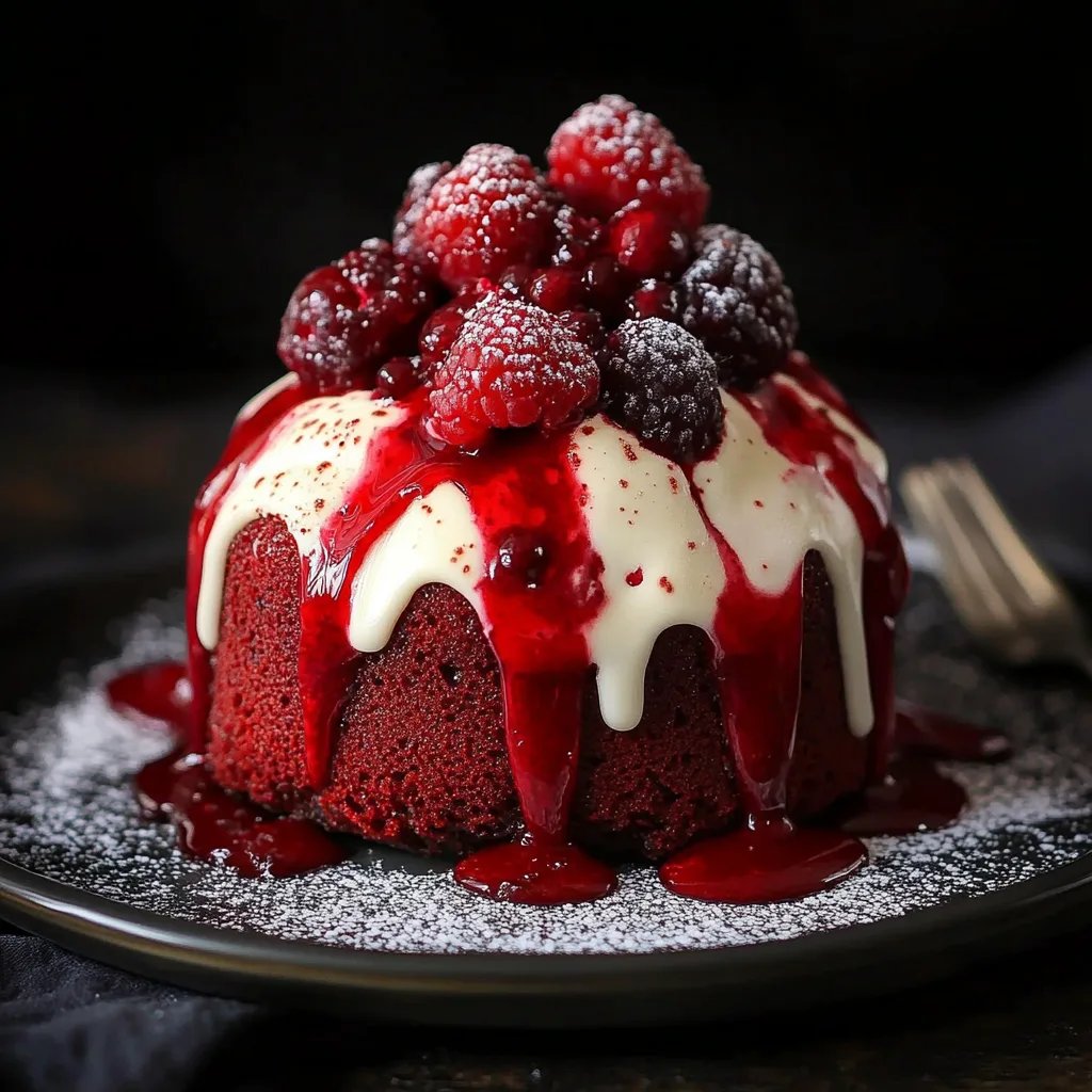 Red Velvet Lava Cake