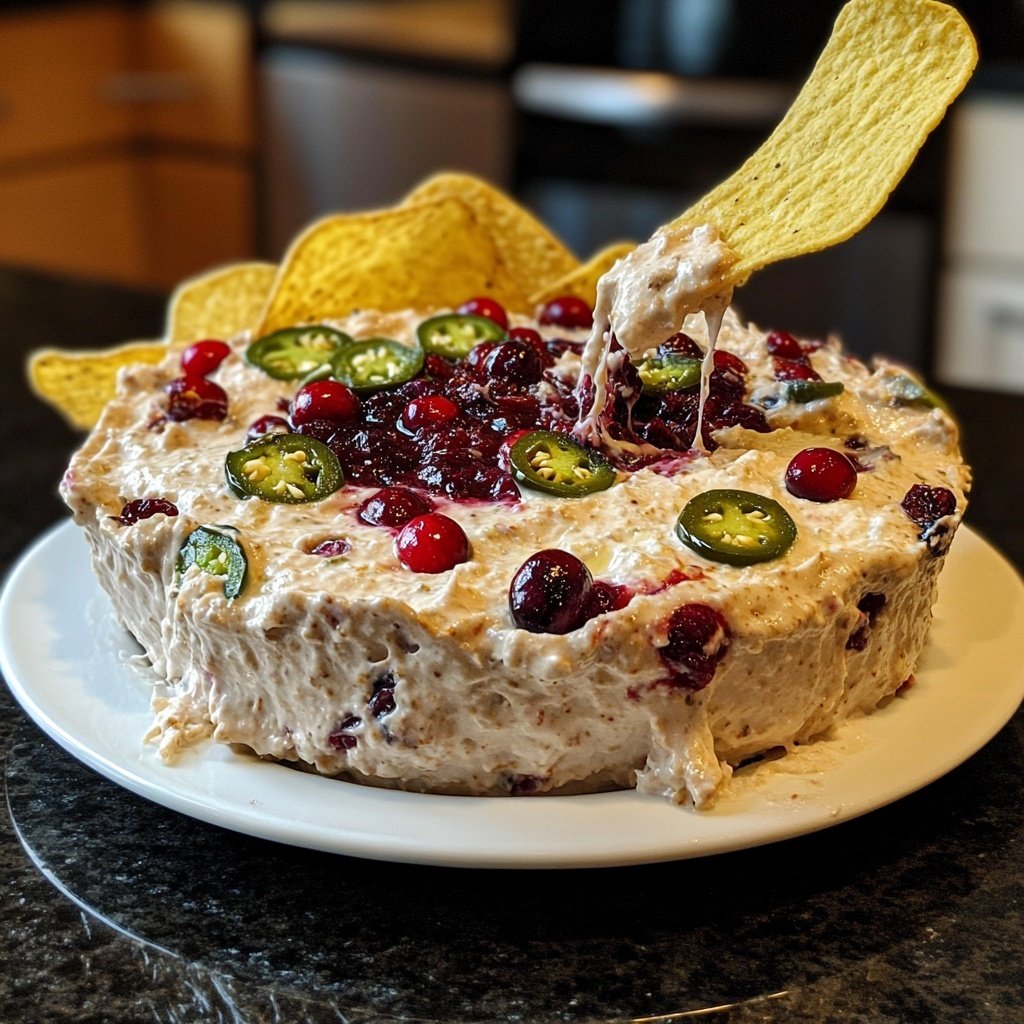 Quick Cranberry Jalapeno Dip