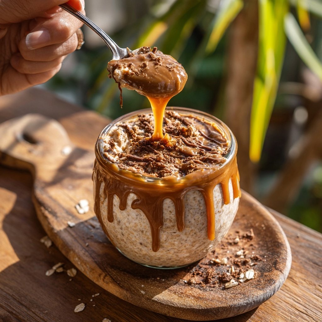 Caramel Latte Overnight Oats