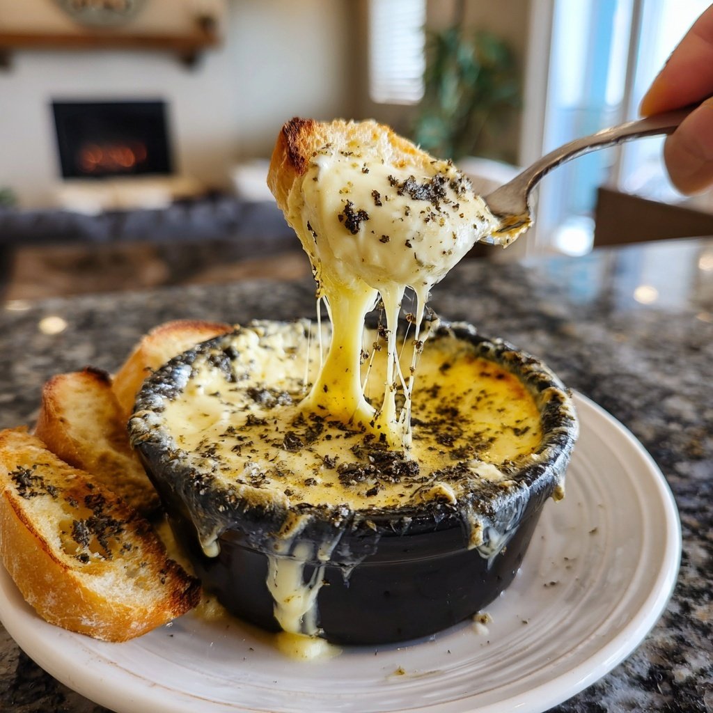 Savory Truffle Fondue Dip