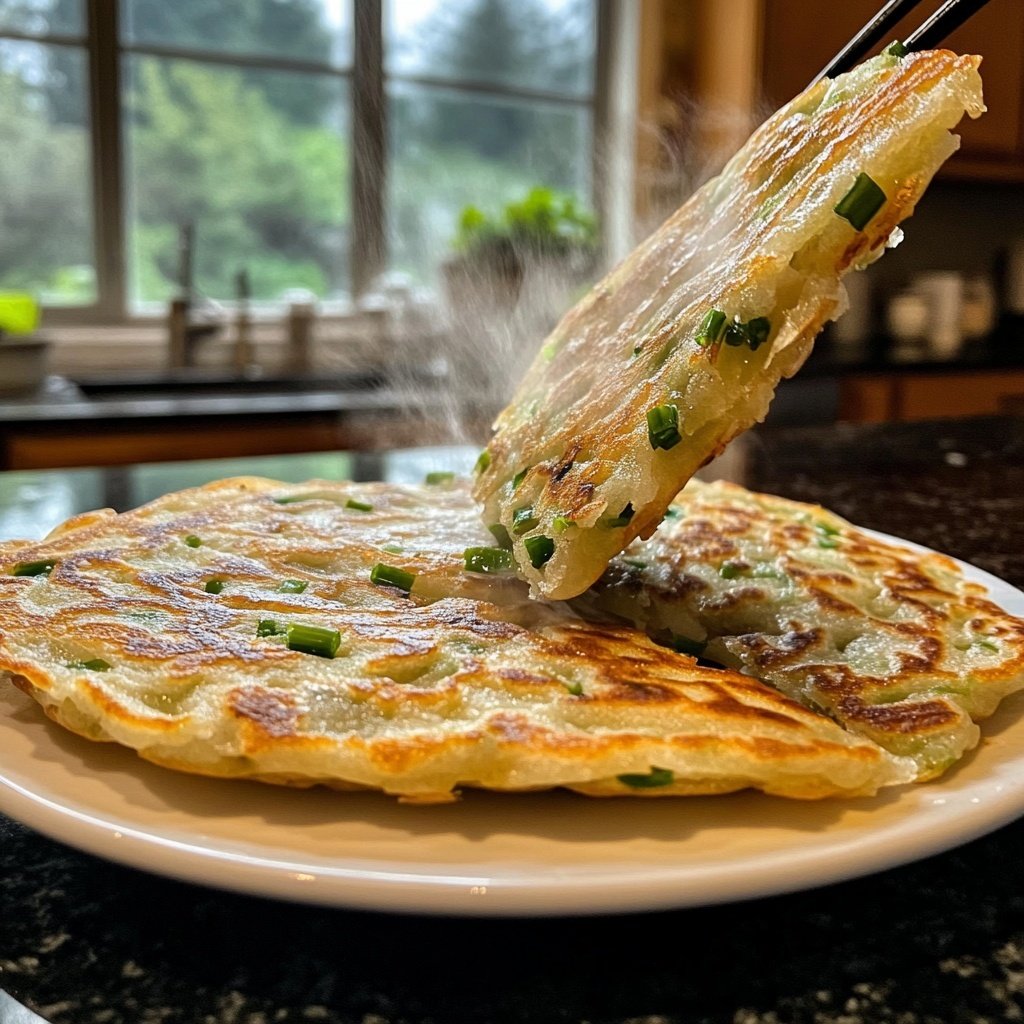 Crispy Chinese Scallion Pancakes