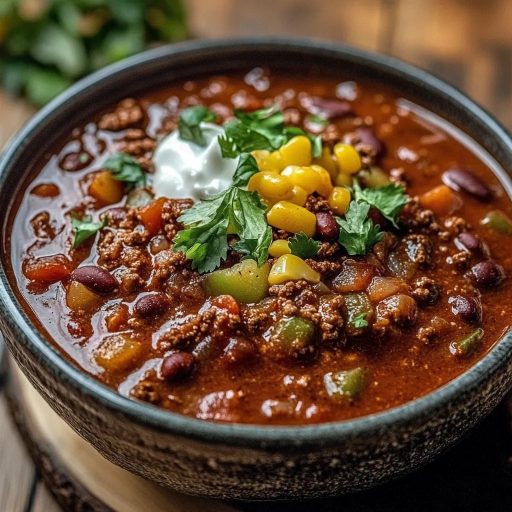 Best Ground Beef Stovetop Chili