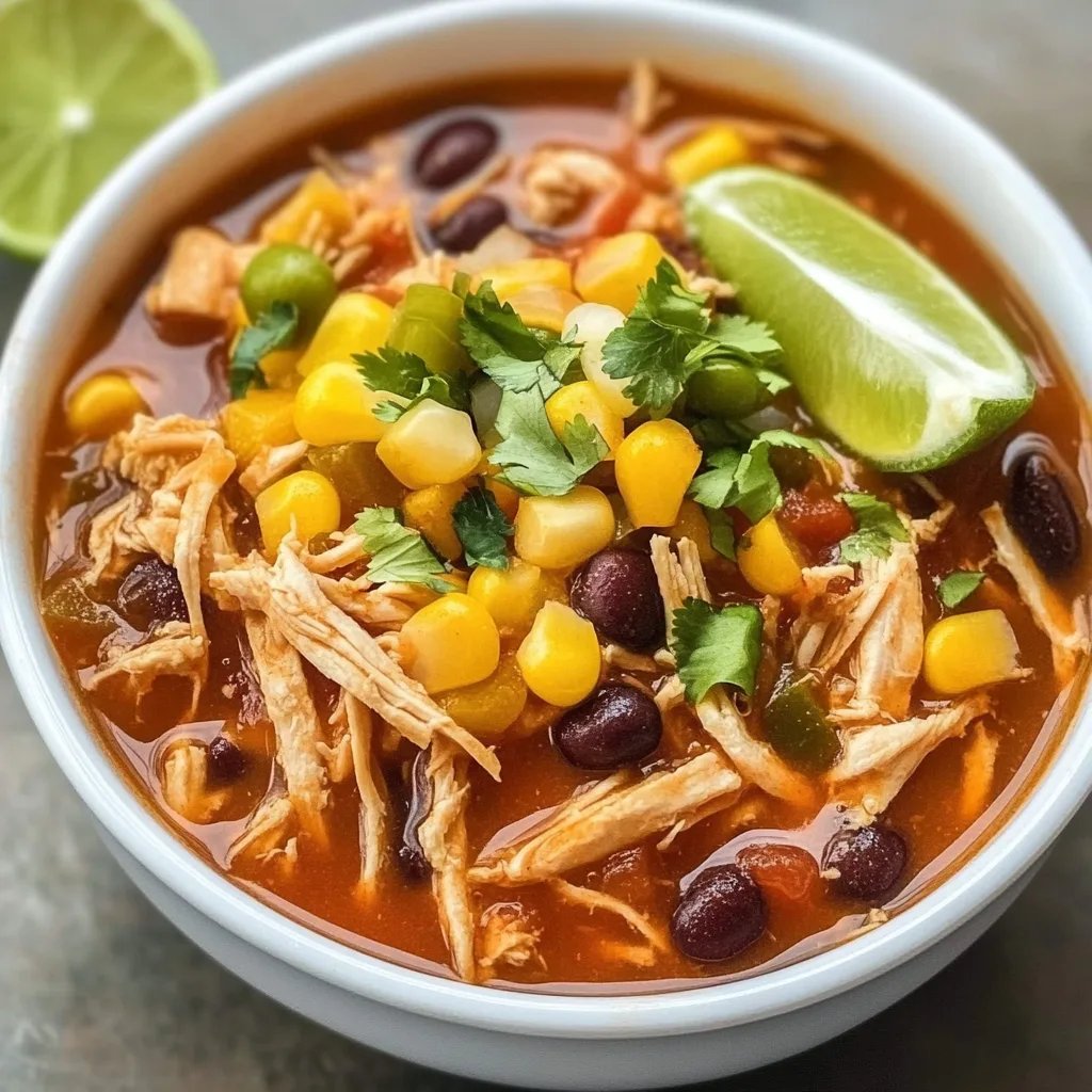 Easy Chicken Taco Soup