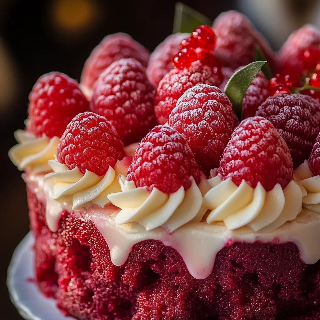 Raspberry Red Velvet Bliss