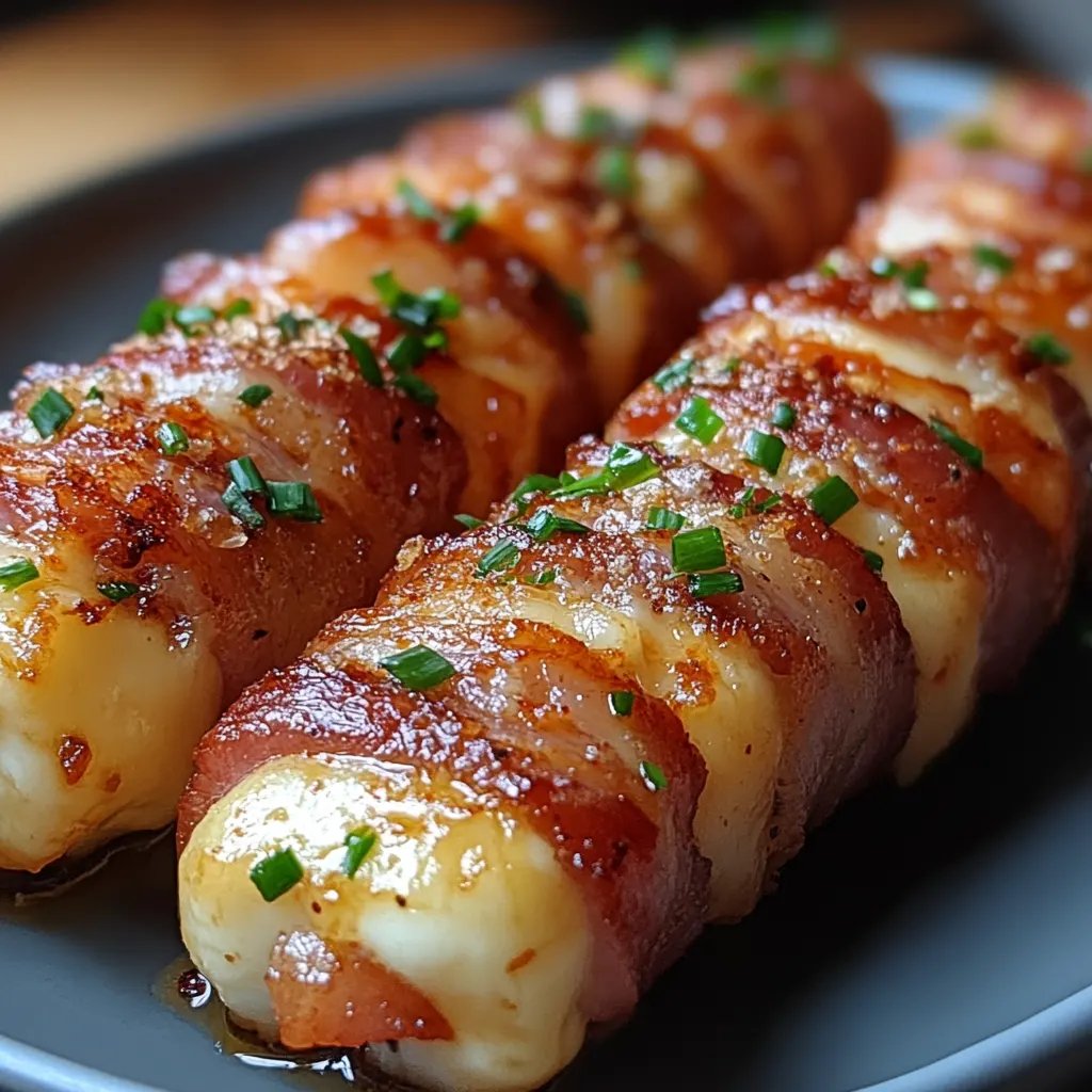 Cheesy Bacon-Wrapped Mozzarella Sticks: An Incredible 7-Step Recipe