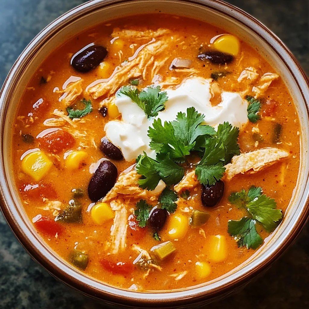 Chicken Enchilada Soup