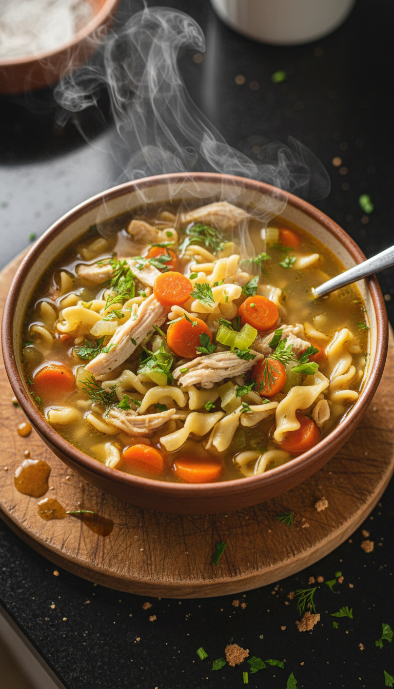Hearty Chicken Noodle Soup