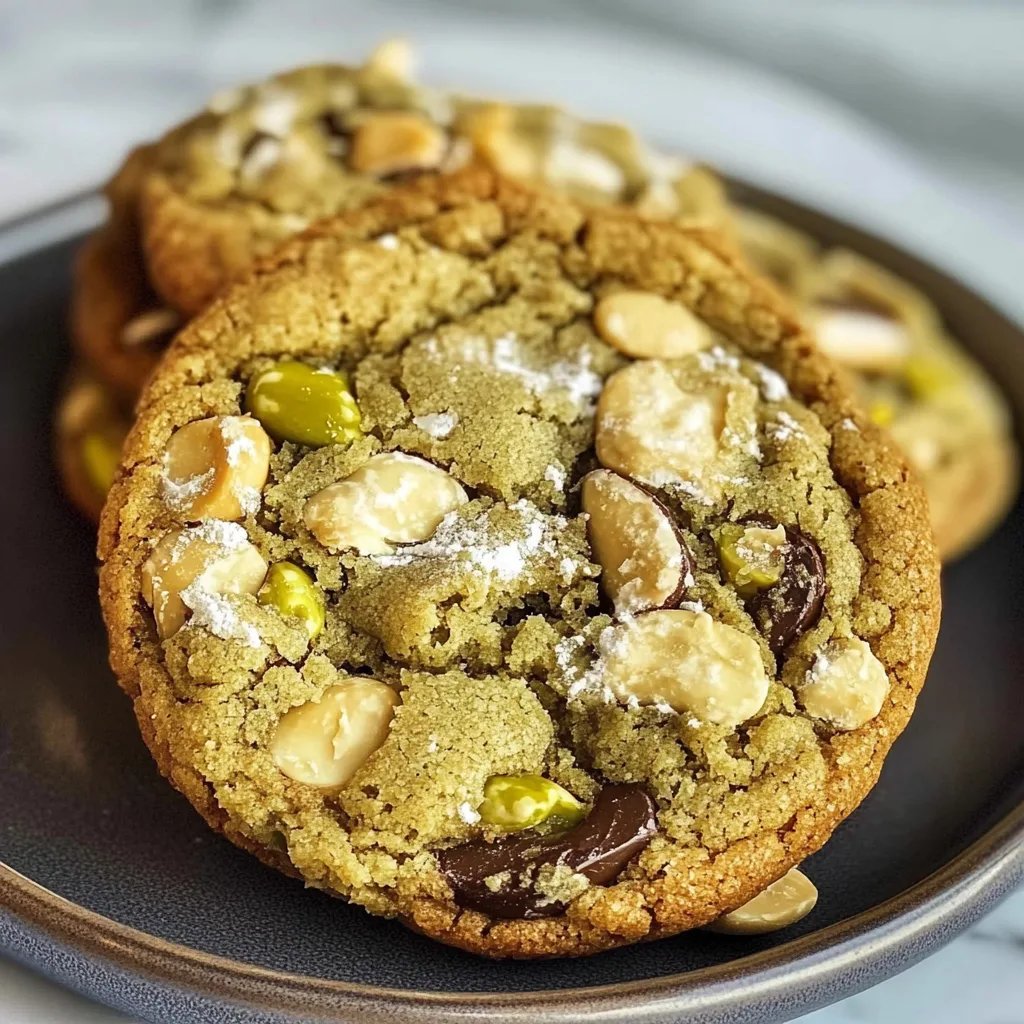 Soft & Chewy Pistachio Cookies