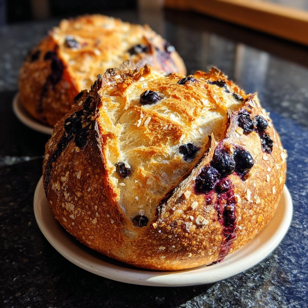 Frozen Blueberry Lemon Sourdough Fresh Bake
